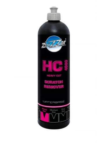 ZviZZer HC4000 Red Heavy Cut pasta polerska o mocnym stopniu ścierania 750 ml do korekty lakieru