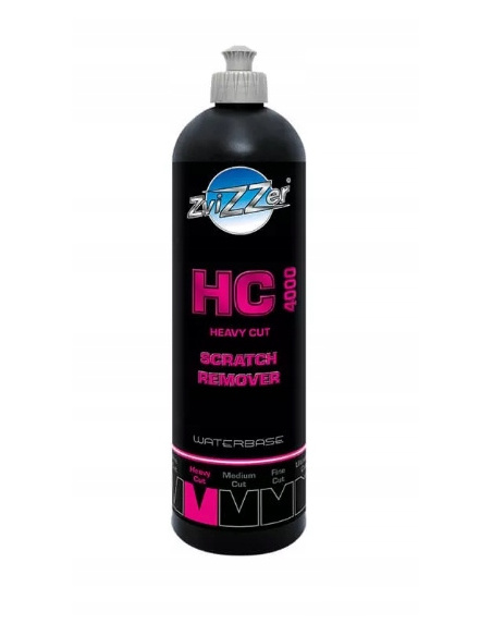ZviZZer HC4000 Red Heavy Cut pasta polerska o mocnym stopniu ścierania 750 ml do korekty lakieru