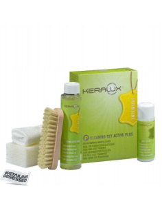 Keralux Cleaning Set Activ Plus zestaw do czyszczenia i odświeżania skóry samochodowej i meblowej