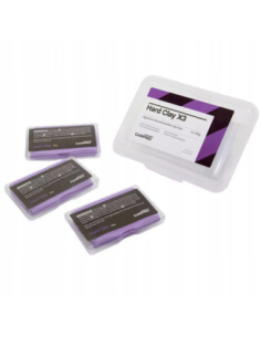 CarPro Hard Clay twarda glinka do czyszczenia lakieru samochodowego zestaw 3 kostki po 100g