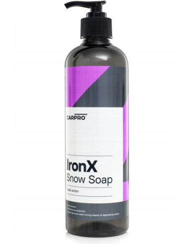 CarPro IronX Snow Soap piana aktywna deironizująca 500 ml do usuwania zanieczyszczeń metalicznych