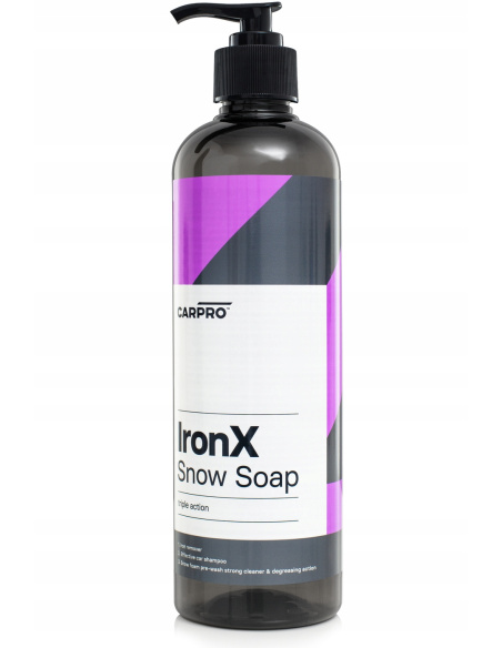 CarPro IronX Snow Soap piana aktywna deironizująca 500 ml do usuwania zanieczyszczeń metalicznych
