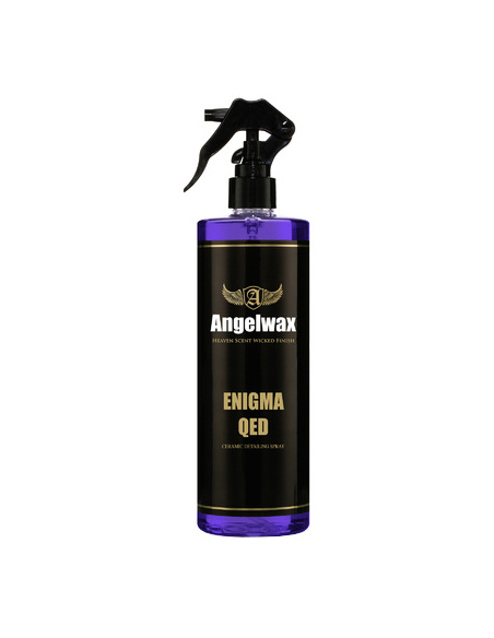 Angelwax Enigma QED quick detailer z kwarcem 500 ml – spray do szybkiego detailingu lakieru z technologią ceramiczną