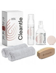 Cleantle Leather Care Kit – zestaw do dwuetapowej pielęgnacji skóry samochodowej