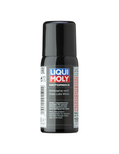 Liqui Moly 1592 spray do łańcuchów 50 ml — syntetyczny smar w aerozolu do napędów motocyklowych