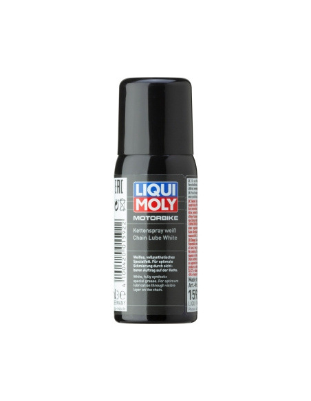 Liqui Moly 1592 spray do łańcuchów 50 ml — syntetyczny smar w aerozolu do napędów motocyklowych