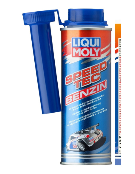 Liqui Moly Speed Tec Benzin dodatek do benzyny 250 ml – butelka z preparatem poprawiającym dynamikę silnika
