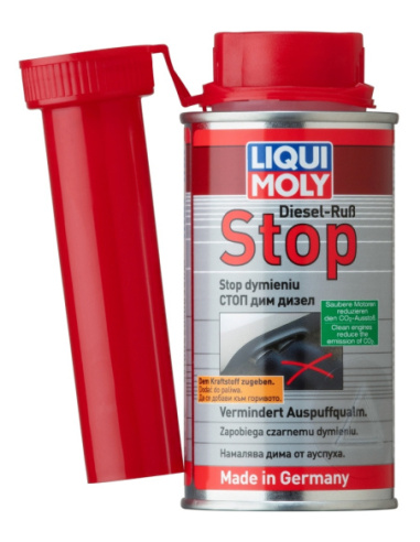 Liqui Moly 8340 Stop Dymieniu – dodatek do paliwa diesel redukujący emisję dymu i sadzy, butelka 150 ml