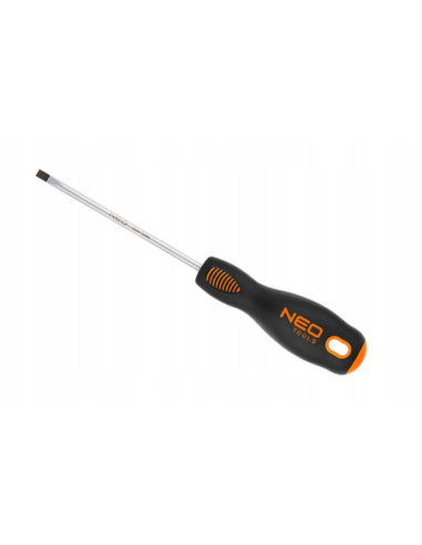 Wkrętak płaski NEO Tools 10 x 200 mm z grotem stalowym S2 i trójgraniastym uchwytem TPR