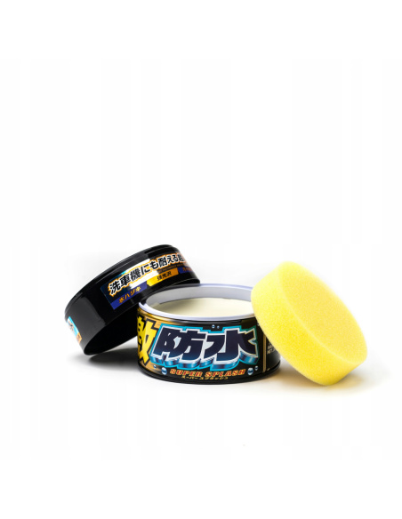 Soft99 Water Block Wax Super Splash Dark wosk twardy 300g do ochrony lakieru samochodowego
