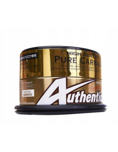 Soft99 Authentic Premium Carnauba wosk twardy do lakieru samochodowego 200g puszka z aplikatorem