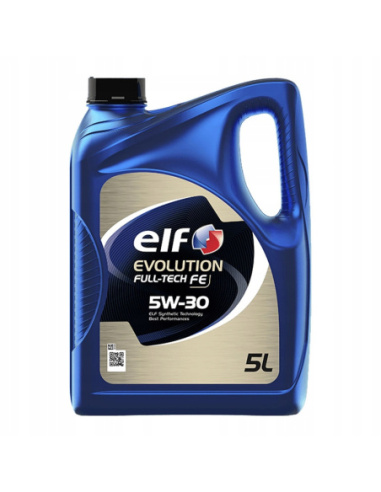 Elf Evolution Full-Tech FE 5W-30 olej silnikowy syntetyczny 5 litrów do silników z filtrem DPF