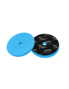 ZviZZer Thermo Trapez Pad Blue Ultra Hard 125 mm — niebieski pad polerski o profilu trapezowym do mocnego cięcia lakieru