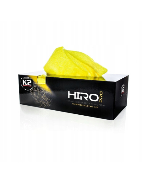 K2 Hiro ściereczki z mikrofibry 30 sztuk 30x30 cm do czyszczenia samochodu