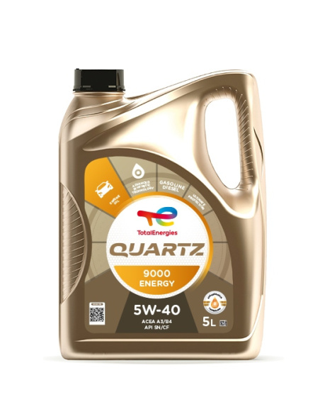 TotalEnergies Quartz 9000 Energy 5W-40 syntetyczny olej silnikowy 5 litrów do benzyny i diesla