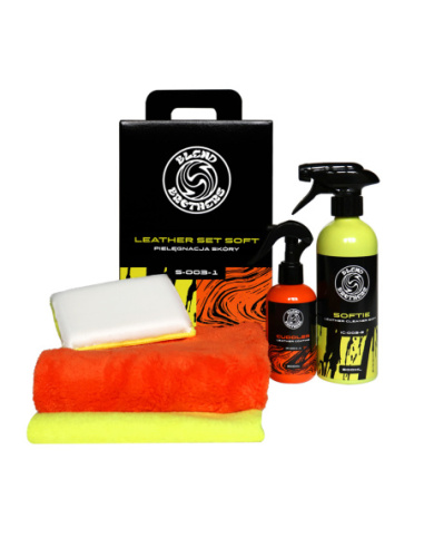 Blend Brothers Leather Set Soft zestaw do czyszczenia i pielęgnacji skórzanej tapicerki samochodowej