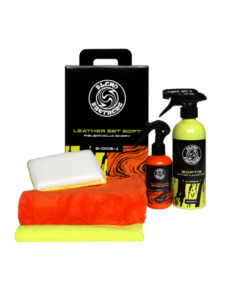 Blend Brothers Leather Set Soft zestaw do czyszczenia i pielęgnacji skórzanej tapicerki samochodowej