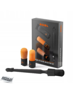 ADBL Round Detailing Brush Pro Set — pędzel detailingowy z trzema wymiennymi końcówkami do precyzyjnego czyszczenia