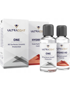 Ultracoat Ceramic Set Hydro HD + One 50 ml — dwuskładnikowa powłoka ceramiczna do lakieru samochodowego