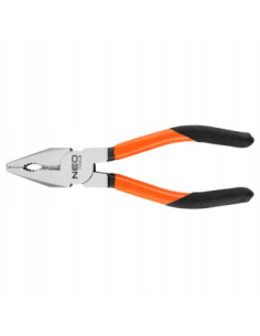 Szczypce uniwersalne NEO Tools 01-270 o długości 160 mm ze stalową konstrukcją i uchwytem PVC typu slim