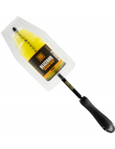 Work Stuff Blizzard Mini Wheel Brush szczotka do czyszczenia felg 36 cm z miękkim włosiem i czarną rączką