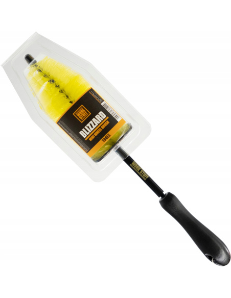 Work Stuff Blizzard Mini Wheel Brush szczotka do czyszczenia felg 36 cm z miękkim włosiem i czarną rączką