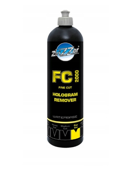 ZviZZer FC2000 Fine Cut żółta pasta polerska wykańczająca do delikatnej korekty lakieru 750 ml