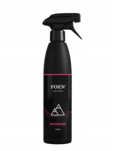 Foen Adventure perfumy do wnętrza samochodu 450 ml — odświeżacz kabiny pasażerskiej zapach Adventure