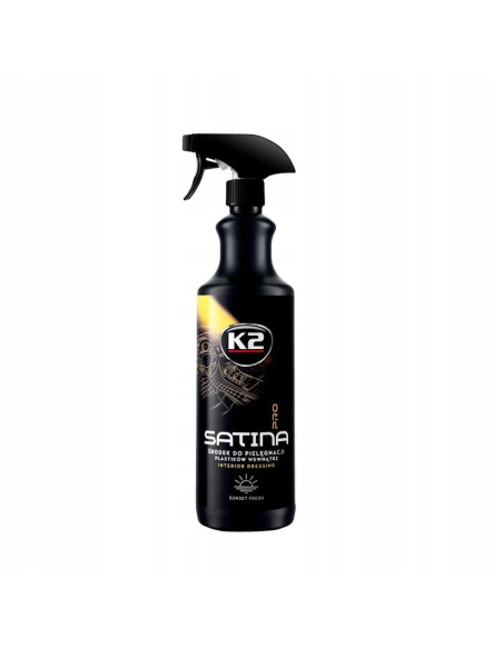 K2 Satina Pro Sunset Fresh matowy dressing do kokpitu i tworzyw sztucznych w butelce 1 litr z atomizerem