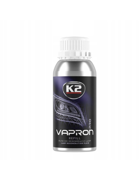 K2 Vapron Refill 600 ml - płyn do parowej regeneracji reflektorów samochodowych, wkład uzupełniający
