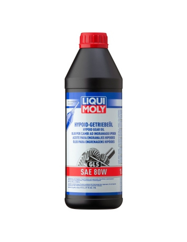Liqui Moly 1025 olej przekładniowy SAE 80W GL5 do przekładni hypoidalnych w metalowej puszce 1 litr