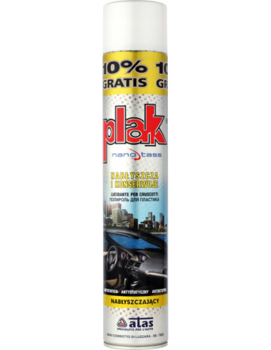Plak Nanotass nabłyszczacz do kokpitu 750 ml – preparat do konserwacji tworzyw samochodowych