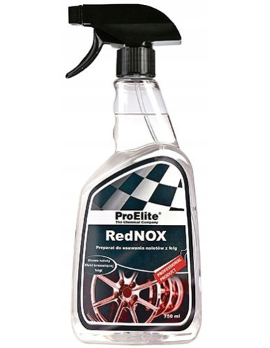 ProElite RedNOX deironizer do usuwania pyłu hamulcowego i lotnej rdzy z felg, butelka 750 ml
