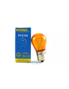 Żarówka samochodowa Bosma 3493 PY21W 21W z mocowaniem BAU15s kolor amber do lamp sygnalizacyjnych 24V