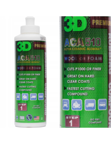 3D 510 Premium Rubbing Compound 237 ml | Kucar