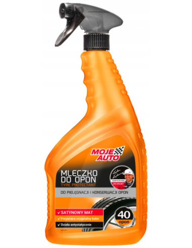 Amtra Mleczko do Opon 650 ml w atomizer do przyciemniania i ochrony gumy samochodowej