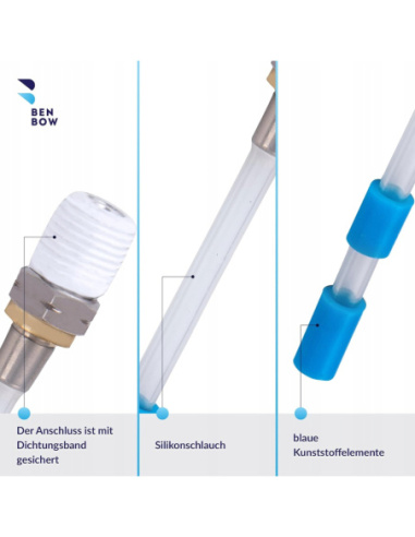 BenBow Blue Storm Wężyk Silikonowy | Kucar