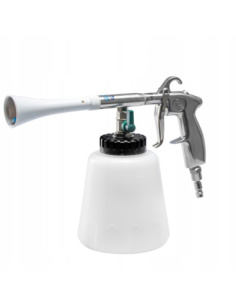 BenBow Blue Storm pistolet czyszczący z obrotową dyszą wzmocnioną metalem i zbiornikiem 1000 ml do detailingu