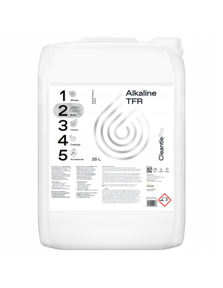 Cleantle Alkaline Tfr 25 litrów – alkaliczny środek do mycia wstępnego karoserii i felg z inhibitorami korozji