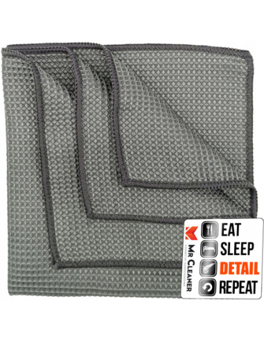 Cleantle Mikrofibra Waflowa Streakless 320 gsm 40x40 | Kucar