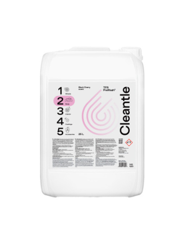 Cleantle Neutral TFR Black Cherry Scent 25 l — neutralny preparat do usuwania filmu drogowego o pH 7,5