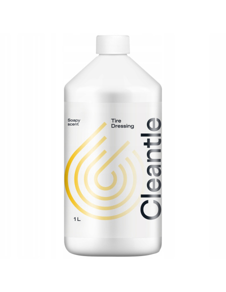 Cleantle Tire Dressing - hydrofobowy dressing do zabezpieczenia opon i elementów gumowych w butelce 1 litr