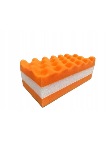 Honey Combination Gąbka do Mycia Combination Sponge 170x90 mm — dwustronna gąbka mikrofibrowa do bezpiecznego mycia lakieru