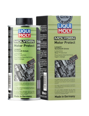 Liqui Moly Molygen Motor Protect 500 ml – syntetyczny dodatek do oleju silnikowego w zielonej butelce
