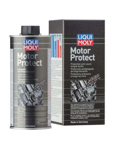 Liqui Moly Motor Protect 500 ml – syntetyczny dodatek do oleju silnikowego w zielonej butelce
