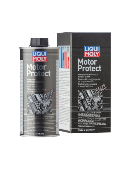 Liqui Moly Motor Protect 500 ml – syntetyczny dodatek do oleju silnikowego w zielonej butelce