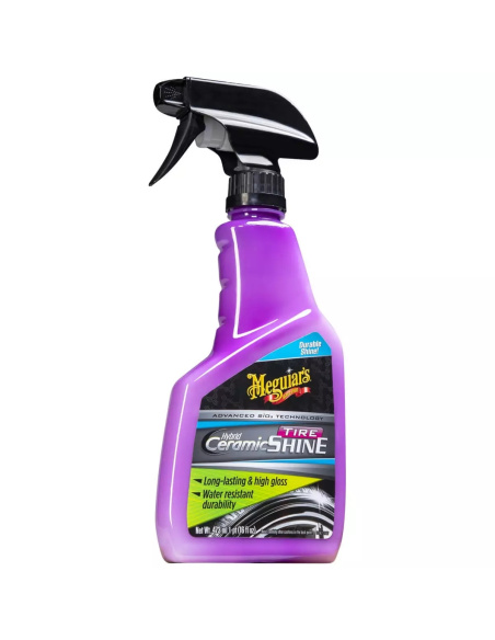 Meguiar's Ceramiczny Dressing do Opon z technologią SiO2 — butelka produktu do ochrony gumy