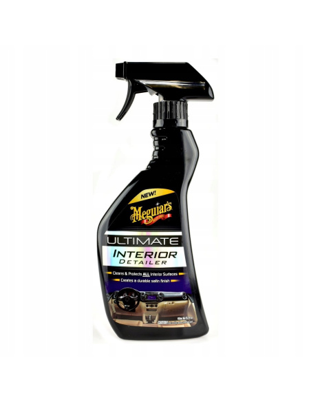 Meguiars Ultimate Interior Detailer — quick detailer do kokpitu i tworzyw z ochroną UV, spray 473 ml