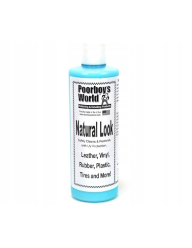 Poorboys World Natural Look Marcepanowy 473 ml – matowy dressing do kokpitu z filtrem UV