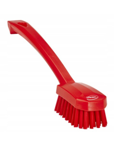Vikan 30884 Szczotka Medium 26 cm czerwona z włosiem poliester do czyszczenia opon i felg